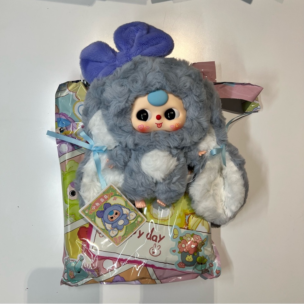 Baby Three x Happy Day confirmed grey blue